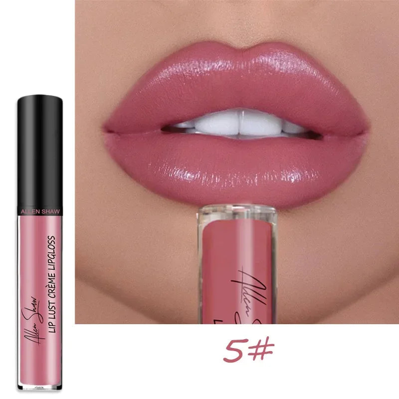 12Colors Sexy Shiny Lipstick Waterproof Long Lasting Moist High-quality Lip Gloss Vivid Colorful Lipgloss Women Makeup Maquiagem