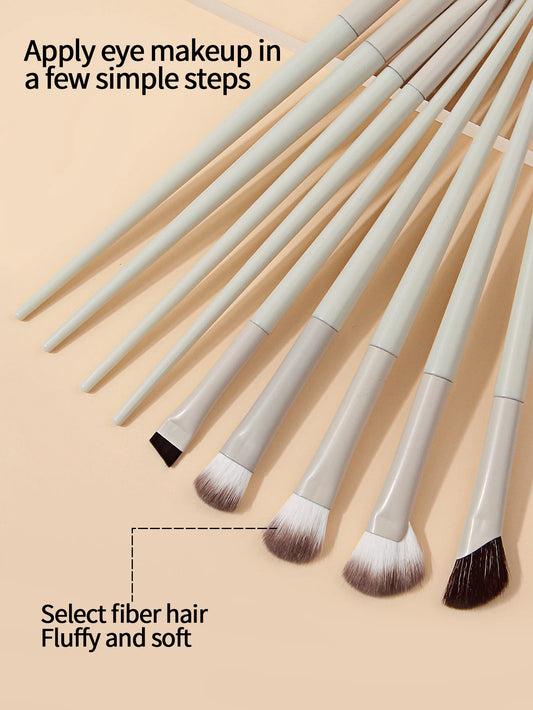 5/9/10pc professional eye makeup brush set, ultra-thin blade eyeliner brush, Nose shadow highlight brush, eye smudge brush set