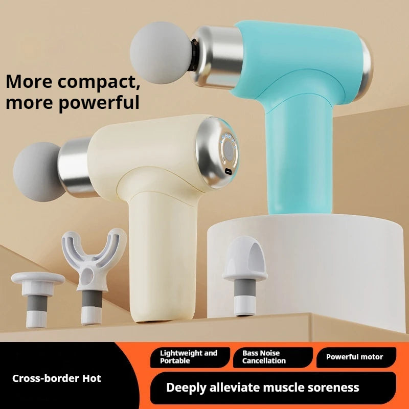 Vibration Massage Gun Rechargeable Wireless Muscle Relaxation Massager Mini Professional Fitness Portable Electric Fascia Gun