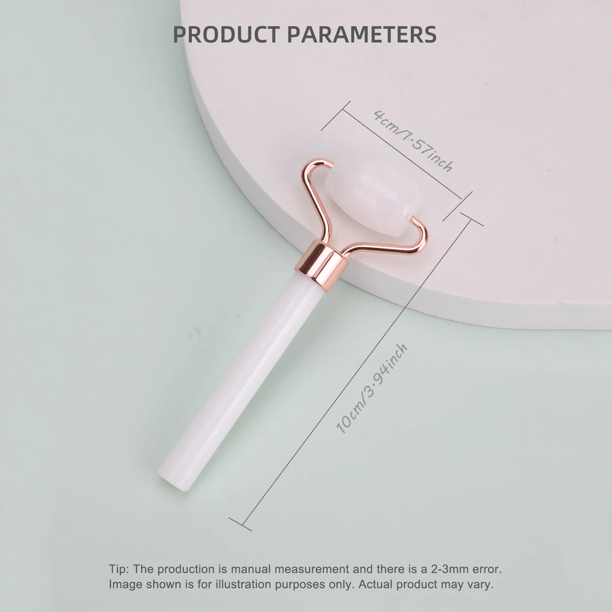 1pc Eye Roller Jade Roller Face Roller Natural Jade Stone Face Massage Facial Roller for Skin Care Eye Neck Tones Firms SkinTool