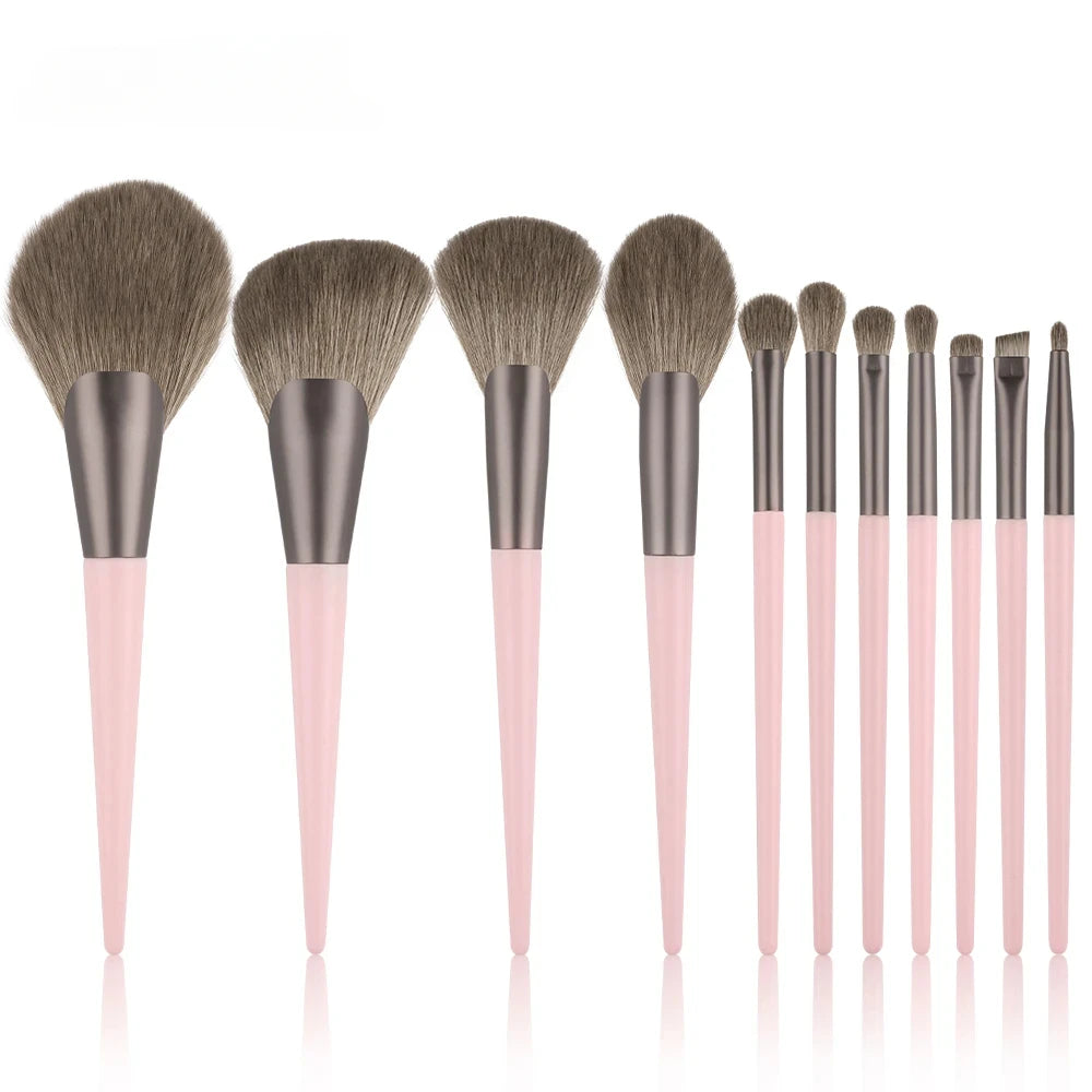 Soft Fluffy Makeup Brushes Set Eye Shadow Foundation Women Cosmetic Powder Blush Blending Beauty Make Up beauty Tool