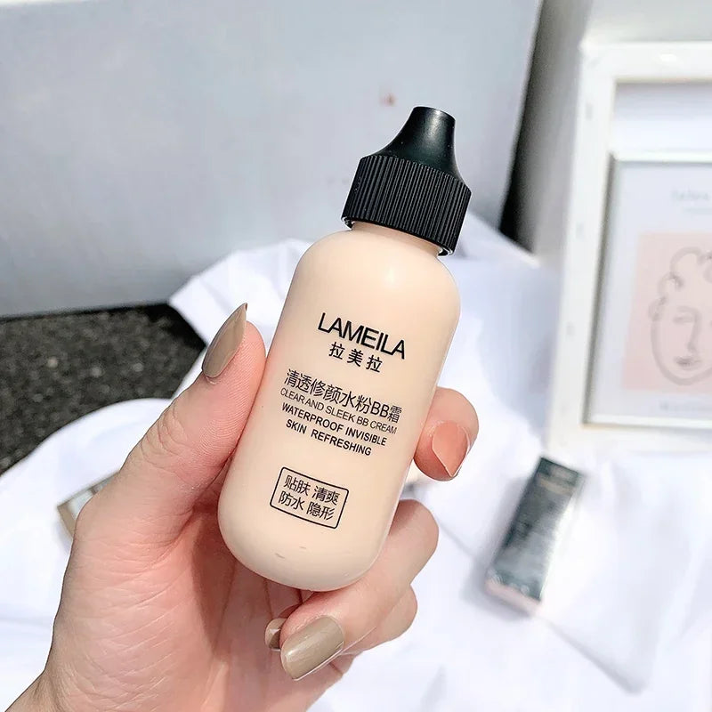 Waterproof Liquid Foundation Full Coverage Professional Lasting Face Base Cosmetics Magic BB Cream Brighten Makeup Concealer