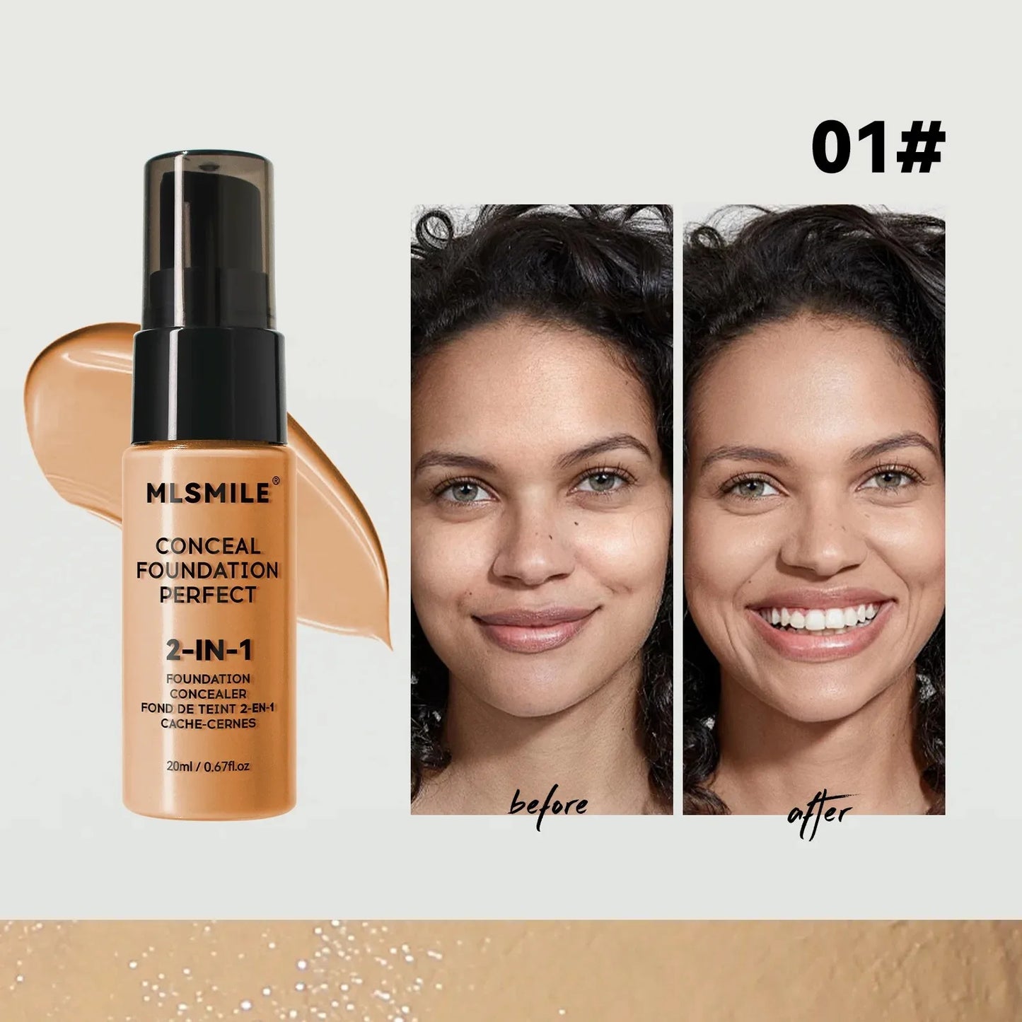 Long-lasting Foundation Oil Control Full Coverage Foundation Cream Transfer Proof and Concealing Liquid Matte Finish Daily Use