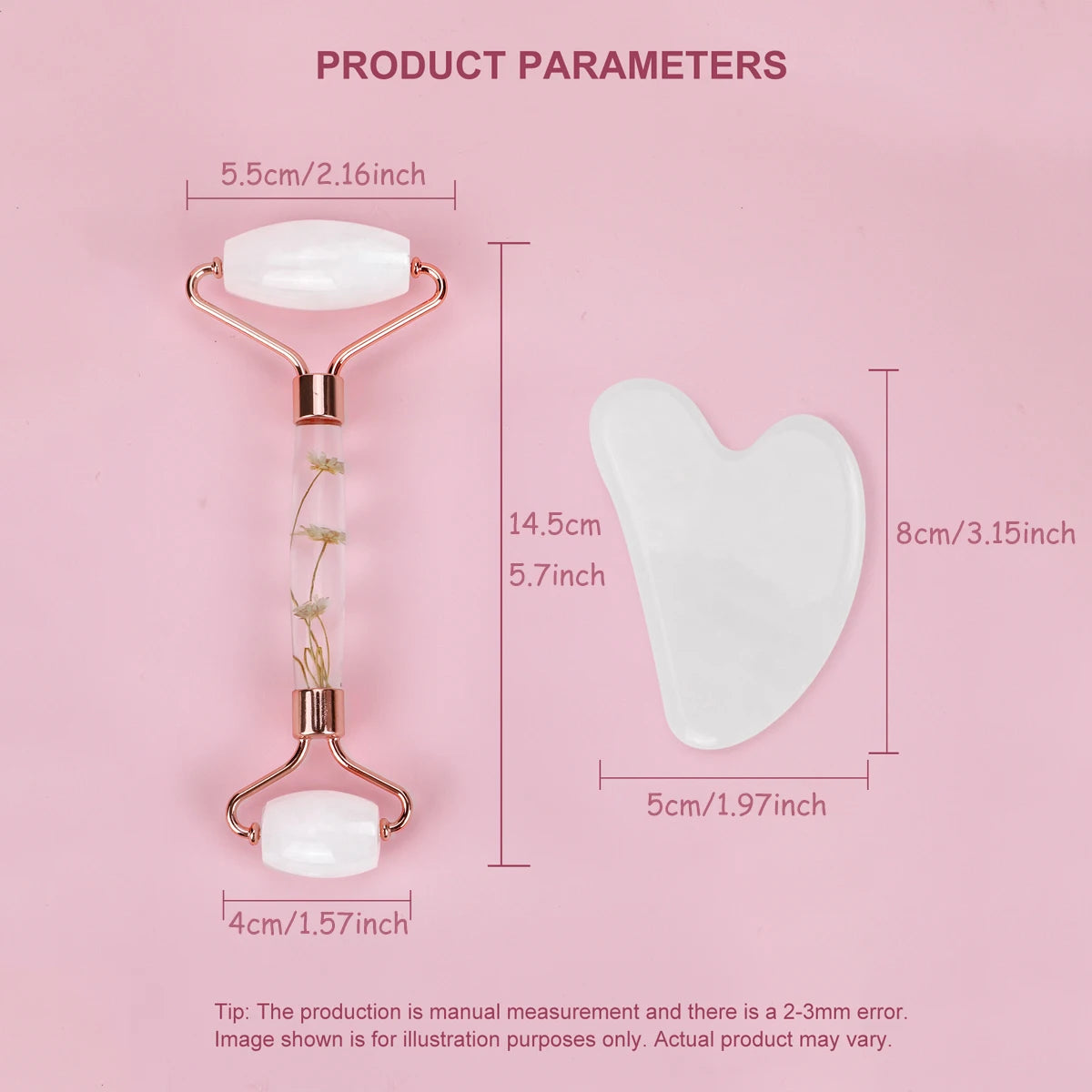 Gua Sha&Jade Roller Set Natural Jade Massager Face Neck Body Care Beauty Skin Care Tools Facial Slim Lift Scraping Relax Tools