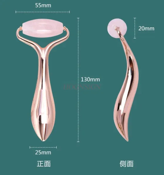 New natural jade roller massager facial facial beauty Douyin with shaving points to lift and tighten the female