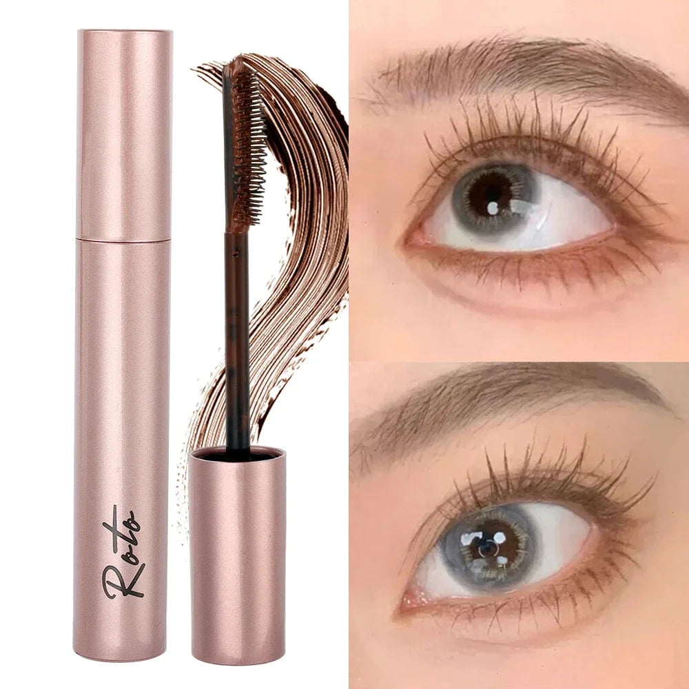Lasting Mascara Matte Black Brown Waterproof Quick Drying Lengthening Eyelash Curled Mascara Lash Extension Women Korean Makeup