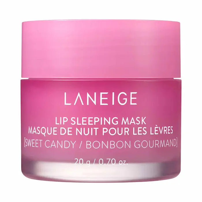 Laneige Vanilla Gummy Bear Sweet Candy Lip Sleeping Mask Lip Balm Night Repair Moisturising Treatment 20g Lips Gloss Gifts Set