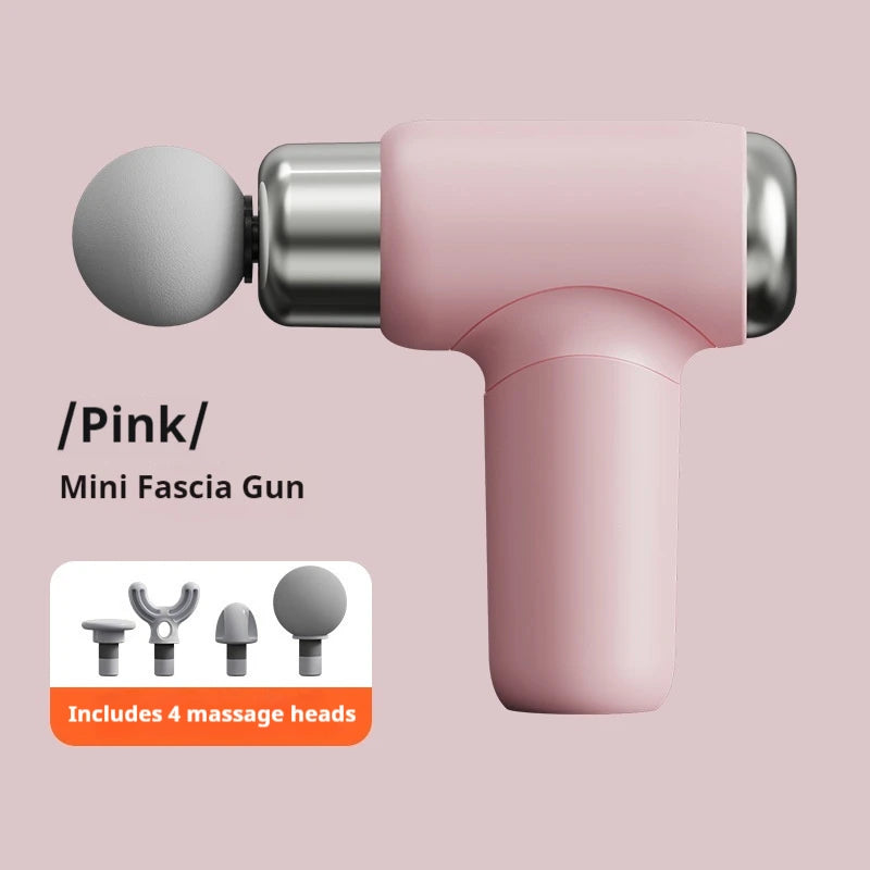 Vibration Massage Gun Rechargeable Wireless Muscle Relaxation Massager Mini Professional Fitness Portable Electric Fascia Gun