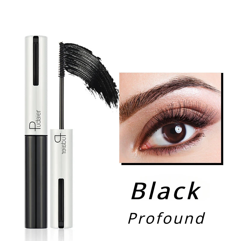 Fashion White Mascara Makeup 4D Silky Natural Long Lash Mascara Waterproof Mascara Extension Thick Lasting Curling Mascara Rimel
