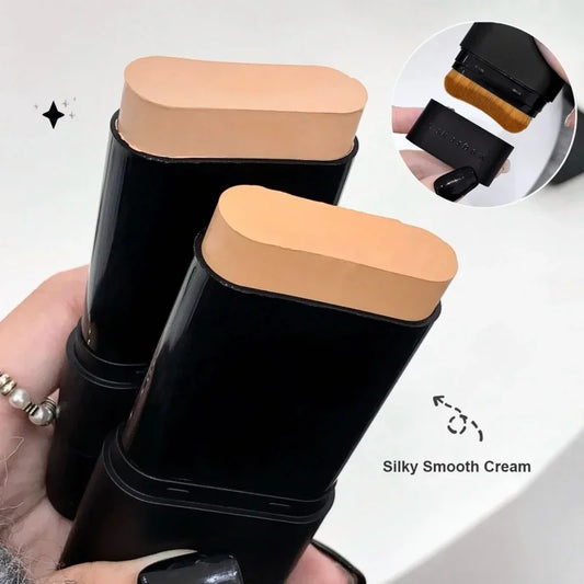 Matte Foundation Cream Stick Waterproof Long Lasting Oil-control Cover Acne Face Smooth Makeup Base Water Light Concealer Cream