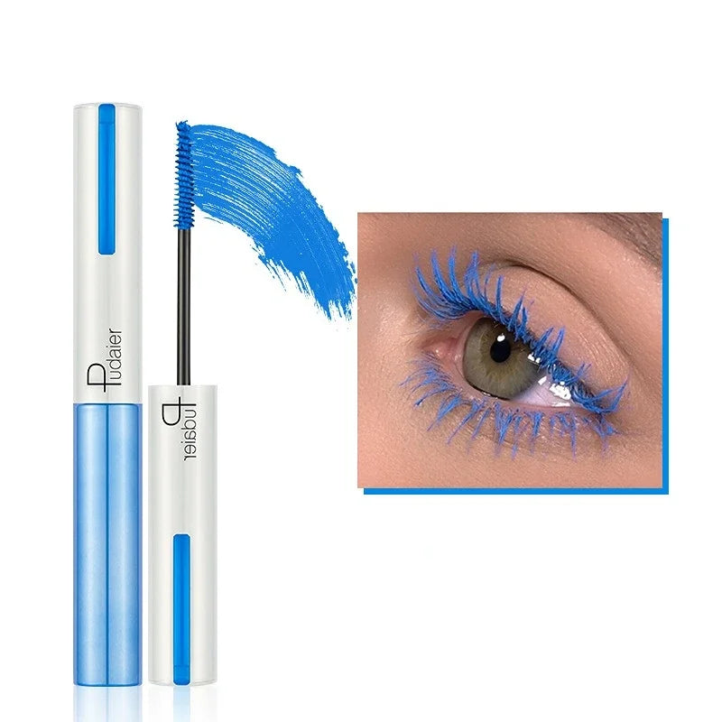 5D Silk Fiber Mascara Lash Color Mascara Waterproof 9 Colors 3D Mascara Eyelash Extension Thick Lengthening Eye Lashes Cosmetics