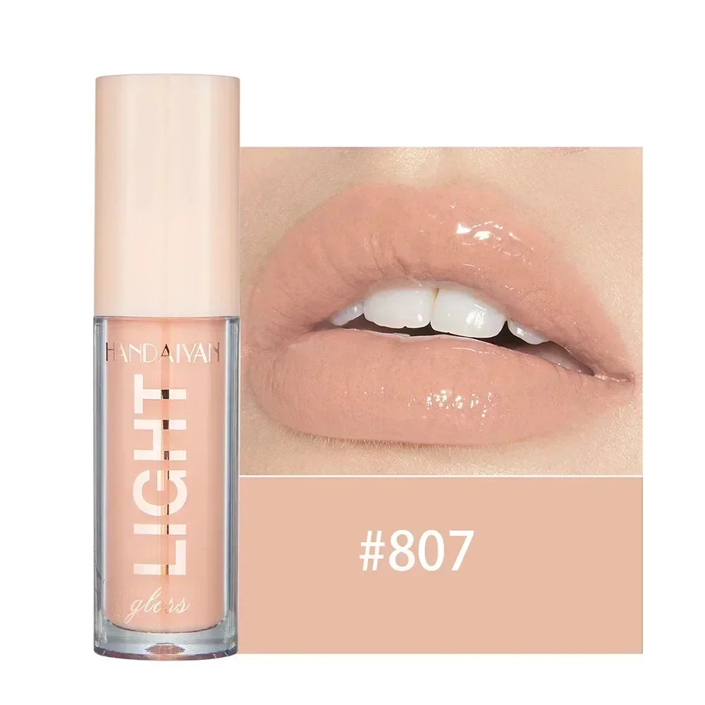 12Colors Mirror Pearl Lip Gloss Long-lasting Moisturizing Shine Glitter Lip Glaze Liquid Lipstick Women Makeup  Waterproof Glass
