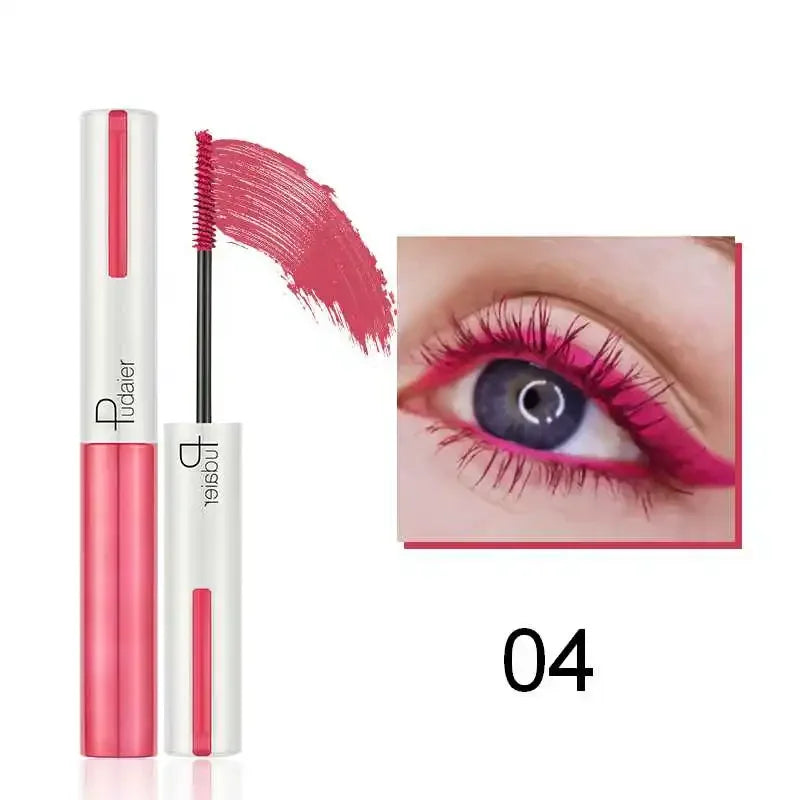 5D Silk Fiber Mascara Lash Color Mascara Waterproof 9 Colors 3D Mascara Eyelash Extension Thick Lengthening Eye Lashes Cosmetics