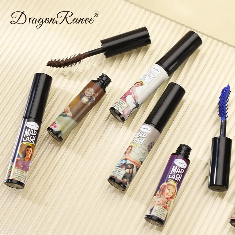 Colorful Mascara Eyelash Extension Blue Pink Green Waterproof Mascara Charming Long Lasting Curling Mascara Eye Christmas Makeup