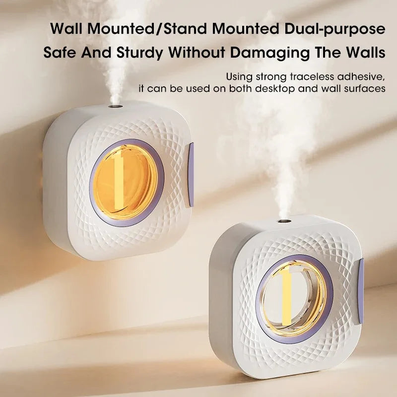 Mini Aromatherapy Machine Air Purifying Diffuser Fragrance Humidifier Machine Small Wall-mounted Air Purifier HiltonLavender Oil