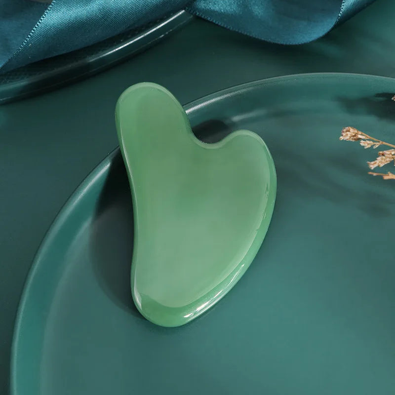 Natural Stone GuaSha Jade Facial Beauty Scraping Massage Tools Firm Skin Care Face Gua Sha SPA Physical Therapy Gue Che Roller