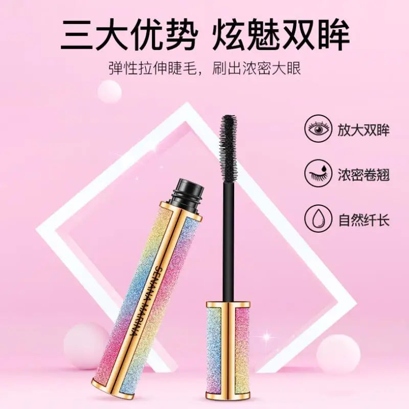 Eyelash Mascara Waterproof Full Professional Makeup Long Curling Thick Eyelash Extend Cosmetics Bright Starry