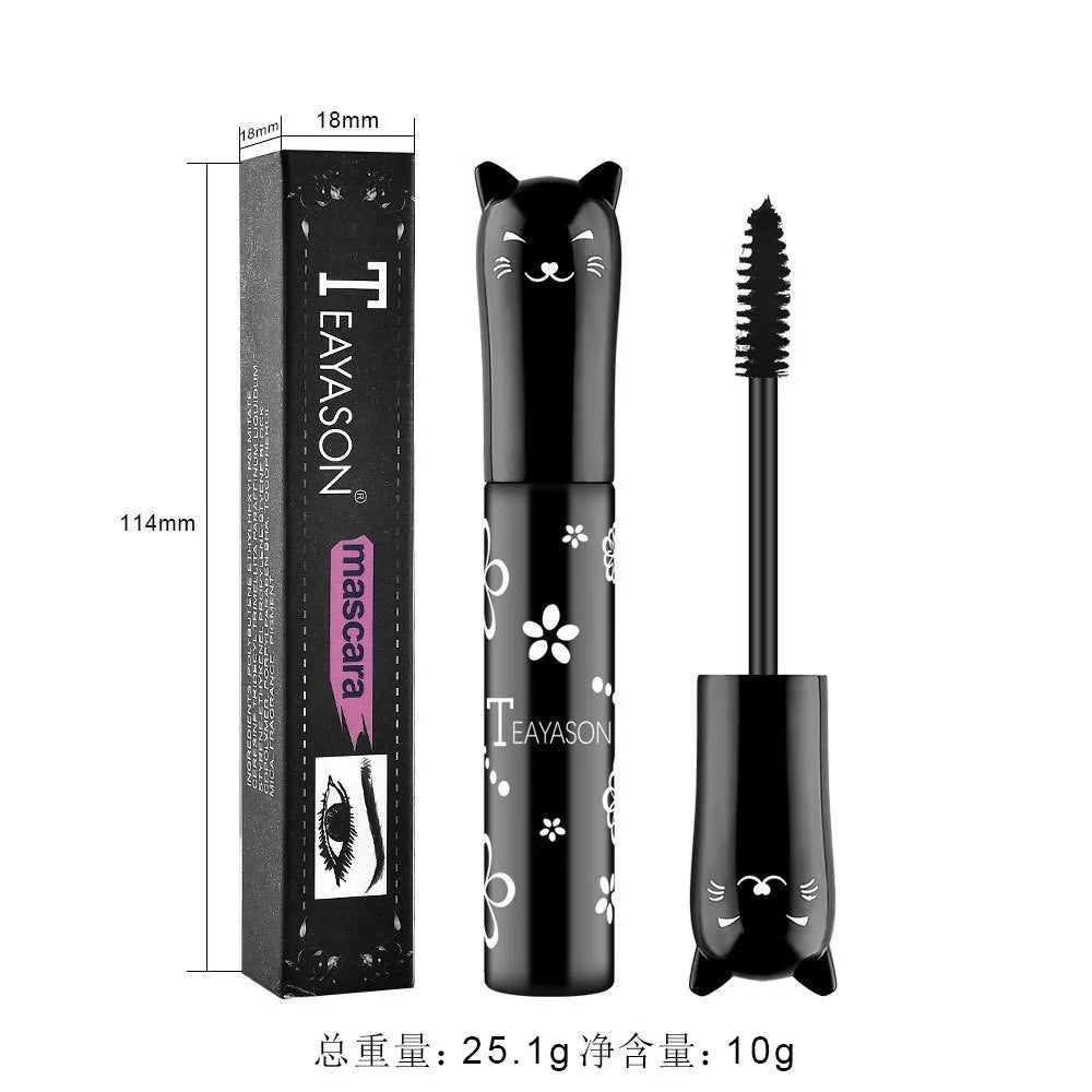 TEAYASON 6 Color Mascara Waterproof Moisturize Lasting Thick Curly Slender Eyelash New Fashion Blue Black Mascara Cosmetics 10ml