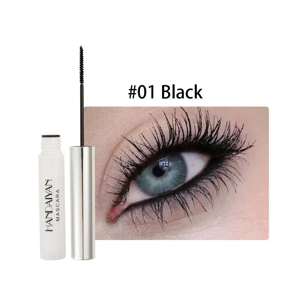 12 Color Mascara Waterproof Fast Dry Eyelashes Curls Extension Make-Up Eyelashes Blue Red Purple Black White Gold Ink Mascara