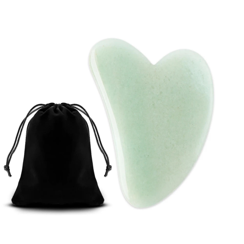 Natural Stone GuaSha Jade Facial Beauty Scraping Massage Tools Firm Skin Care Face Gua Sha SPA Physical Therapy Gue Che Roller