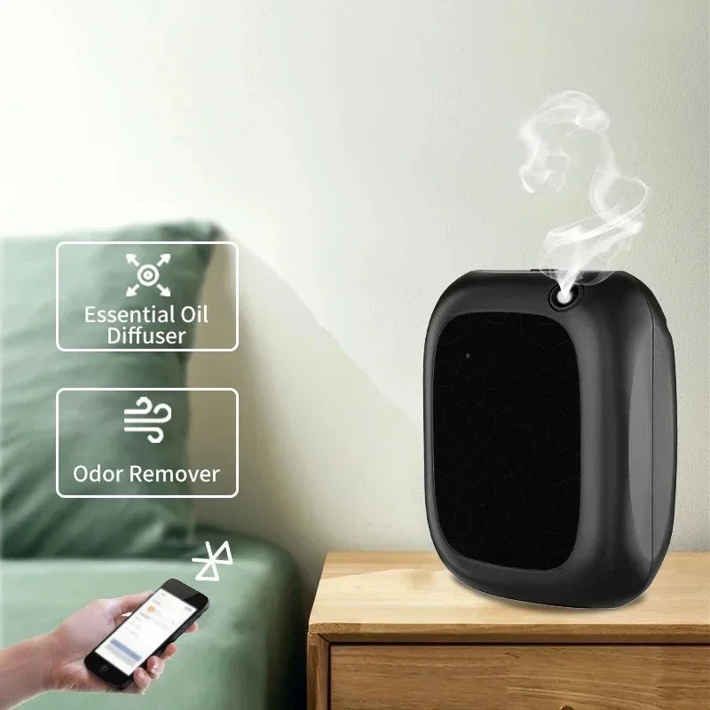 Bluetooth Essential Oils Diffuser Aromatherapy 1500m³ Home Fragrance Auto Flavoring Room Aromatizer Electric Aromatic Oasis