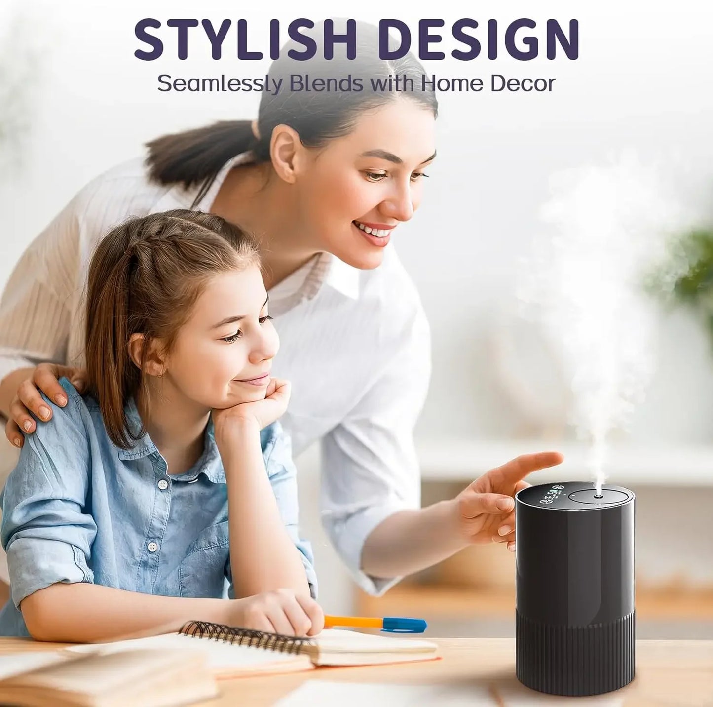 2026 New Essential Oil Diffuser Portable Cordless Diffuser Battery Operated for Car Office Home USB Rechargeable Scent Diffusers