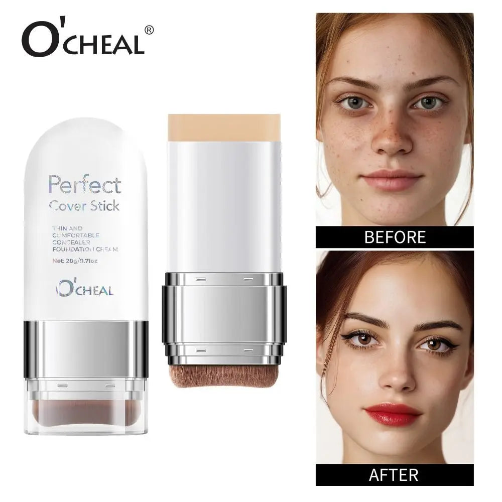 Thin and Comfortable Perfect Cover Stick Instant Natural Long-lasting Foundation Cream Waterproof Dewy Makeup