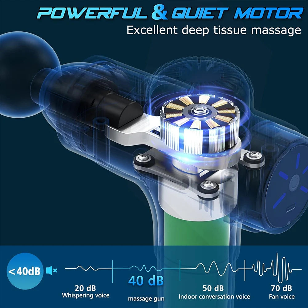 Fascia gun electric frequency conversion impact massage gun male specific training relaxation deep massage body neck hands legs
