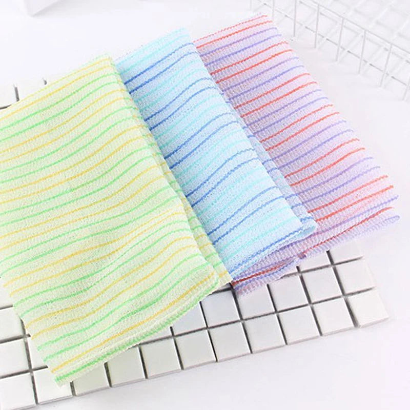 Korean Towel Exfoliating Long Viscose Bath Back Scrub Viscose Bath Towel 30x90cm