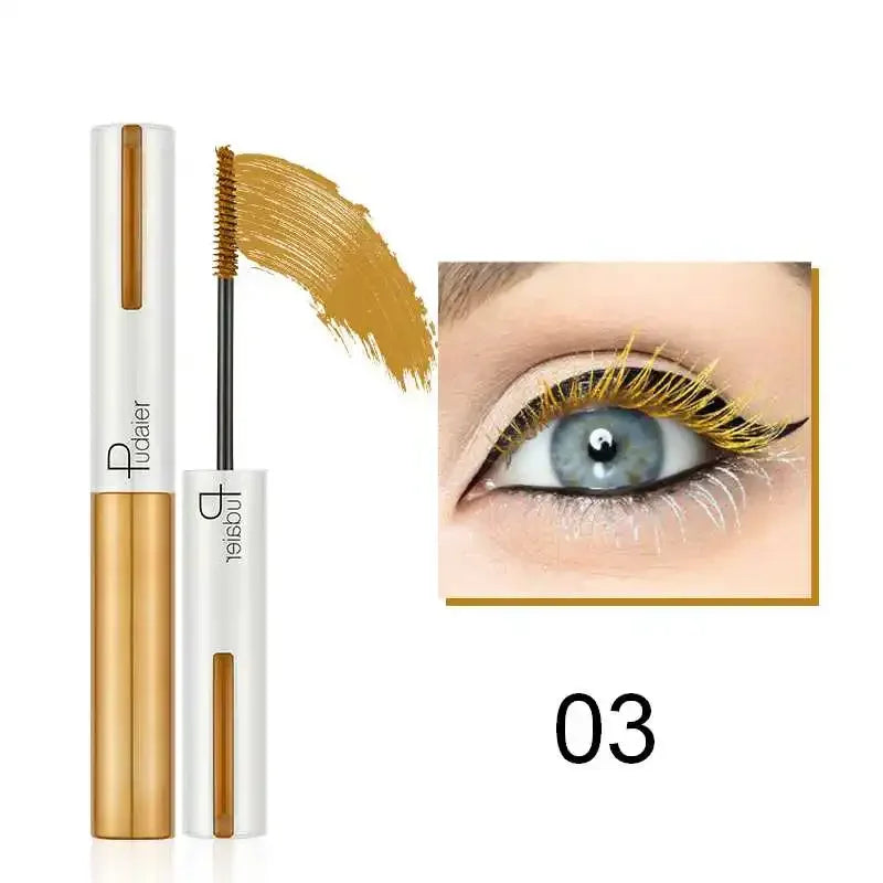 5D Silk Fiber Mascara Lash Color Mascara Waterproof 9 Colors 3D Mascara Eyelash Extension Thick Lengthening Eye Lashes Cosmetics