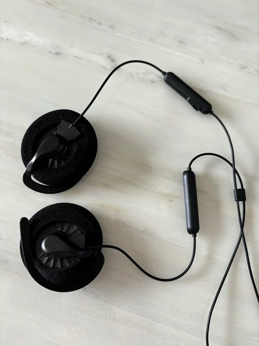 Farsoo KSC35 wireless earphone with microphone  sports Bluetooth headset 5.0 ear hanging  music wired Earbuds to prevent off