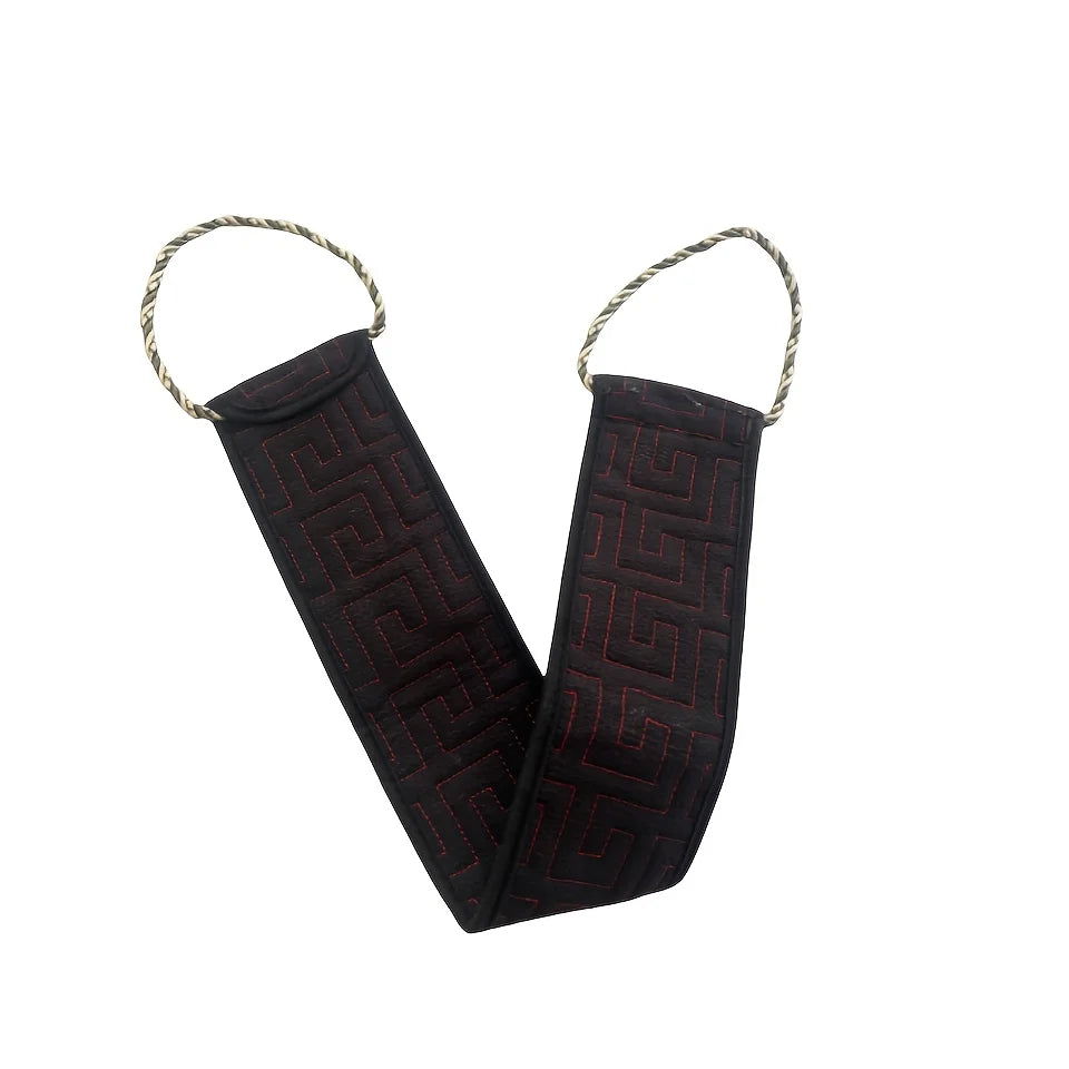 Long handled exfoliating back scrub towel - durable with rough texture, deep cleansing and refreshing skin during showering