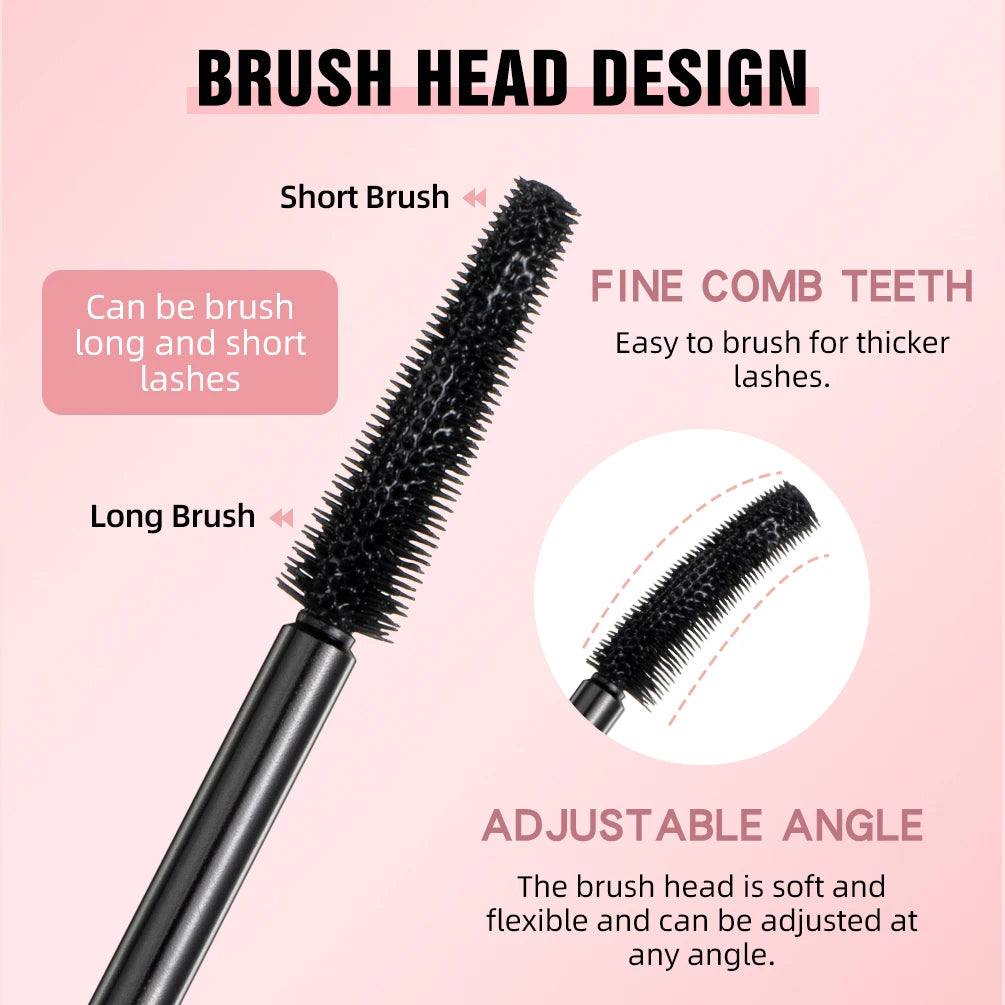 Eyelashes Lengthening Mascara Waterproof Long Lasting Silky Lash Black Eyelashes Extension Make Up Beauty Eye Korean Cosmetic