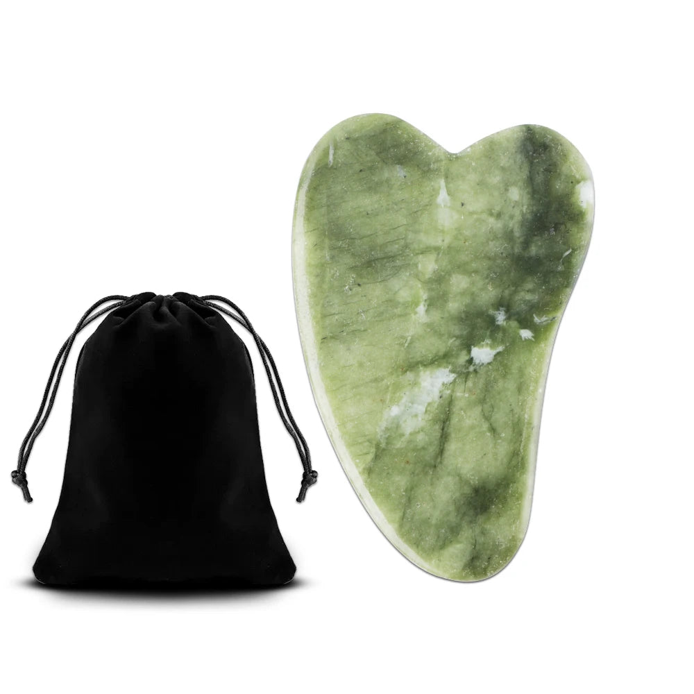 Natural Stone GuaSha Jade Facial Beauty Scraping Massage Tools Firm Skin Care Face Gua Sha SPA Physical Therapy Gue Che Roller