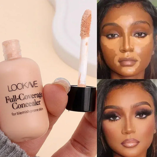 Concealer Cream Full Coverage Acne Dark Circles Concealer Waterproof Matte Oil Control Lasting Liquid Foundation Facial Makeup
