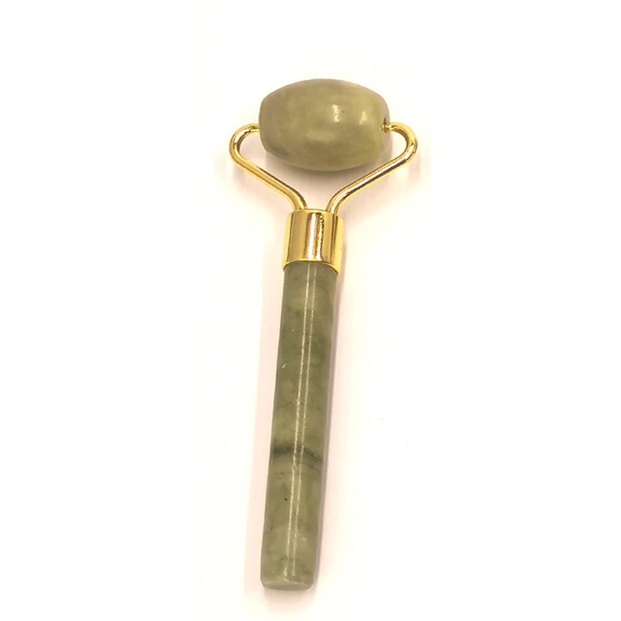1PC Natural Jade Roller Massager Face Microniddle Roller Facial Skin Care SPA Acupuncture Massage Beauty Tool Dropshipping