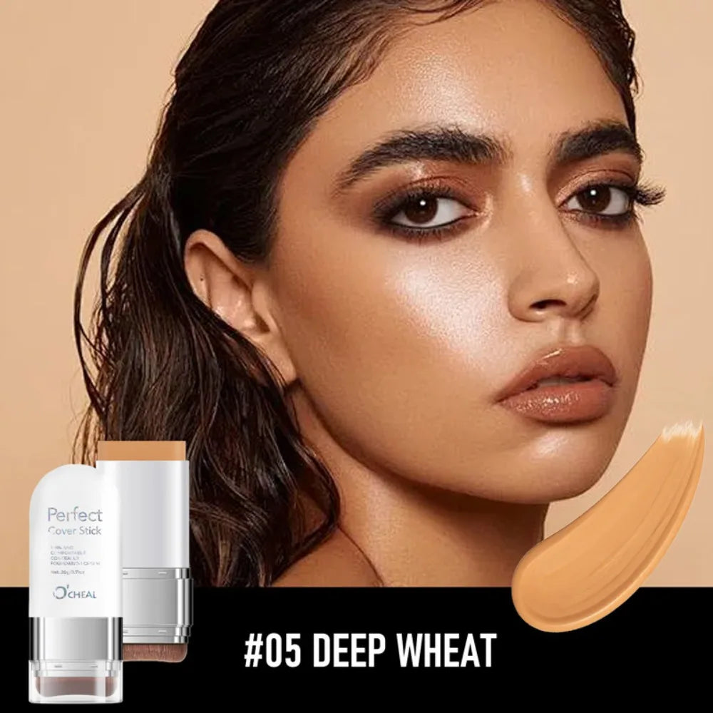 Thin and Comfortable Perfect Cover Stick Instant Natural Long-lasting Foundation Cream Waterproof Dewy Makeup