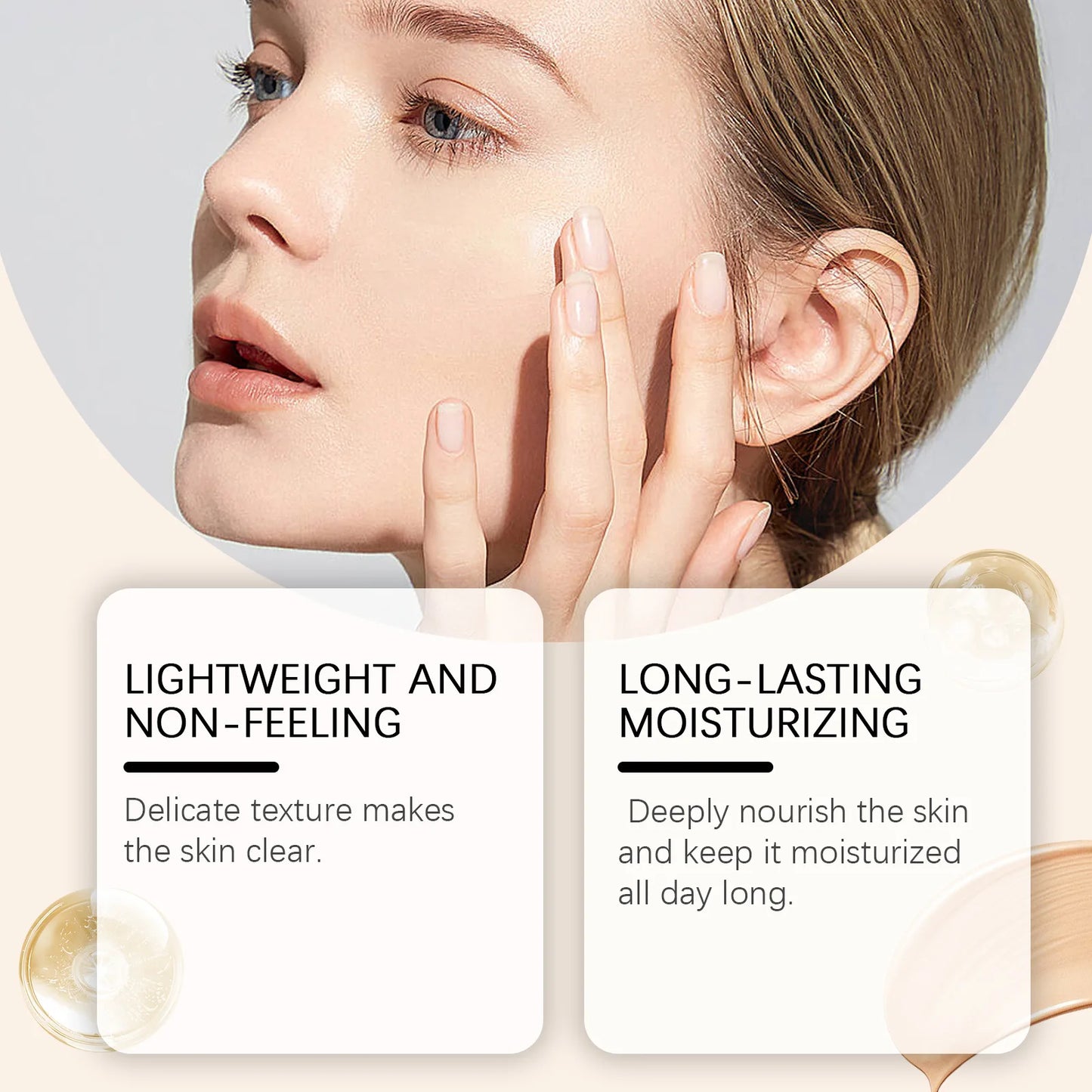 4-in-1 Foundation Liquid Soft Matte Long Lasting Hydrating Makeup Base Spf 50 Waterproof Magic Color Changing Foundation Liquid