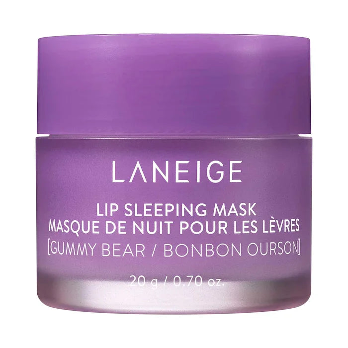 Laneige Vanilla Gummy Bear Sweet Candy Lip Sleeping Mask Lip Balm Night Repair Moisturising Treatment 20g Lips Gloss Gifts Set