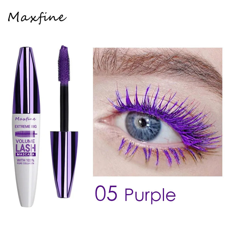 5 Color Mascara Lasting Lengthening Thick Curly Lash Dyeing Cream New Product Hot Sale 5D Lash Dyeing Liquid Waterproof Mascara