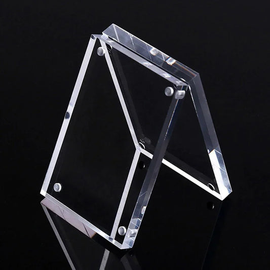 1 Pc Transparent Photo Frame Acrylic Magnetic Display Frame Poster Display Stand 3/5mm For Room Desk Home Decoration