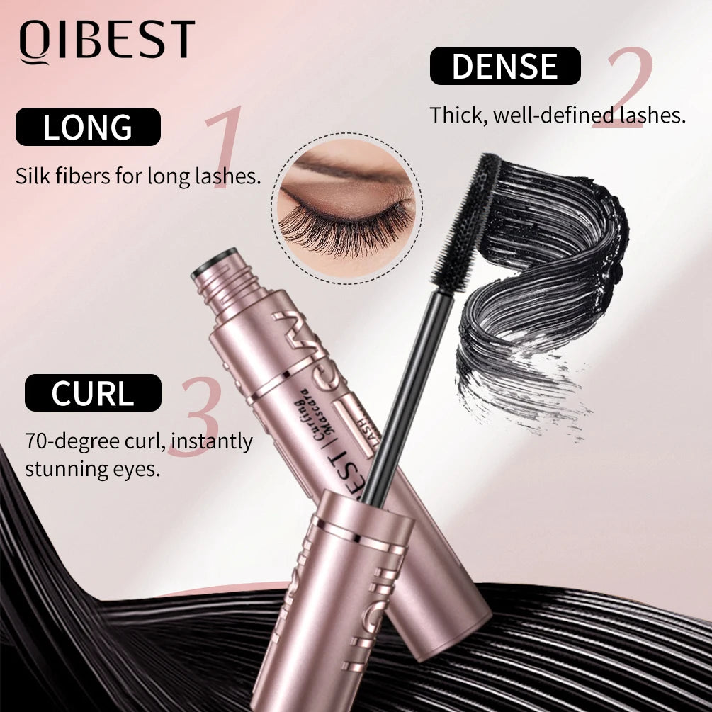 Eyelashes Lengthening Mascara Waterproof Long Lasting Silky Lash Black Eyelashes Extension Make Up Beauty Eye Korean Cosmetic
