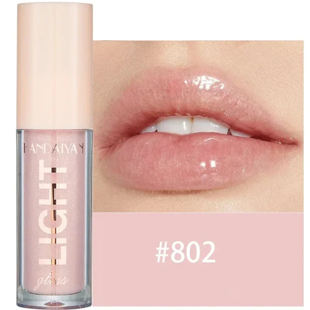 12Colors Mirror Pearl Lip Gloss Long-lasting Moisturizing Shine Glitter Lip Glaze Liquid Lipstick Women Makeup  Waterproof Glass