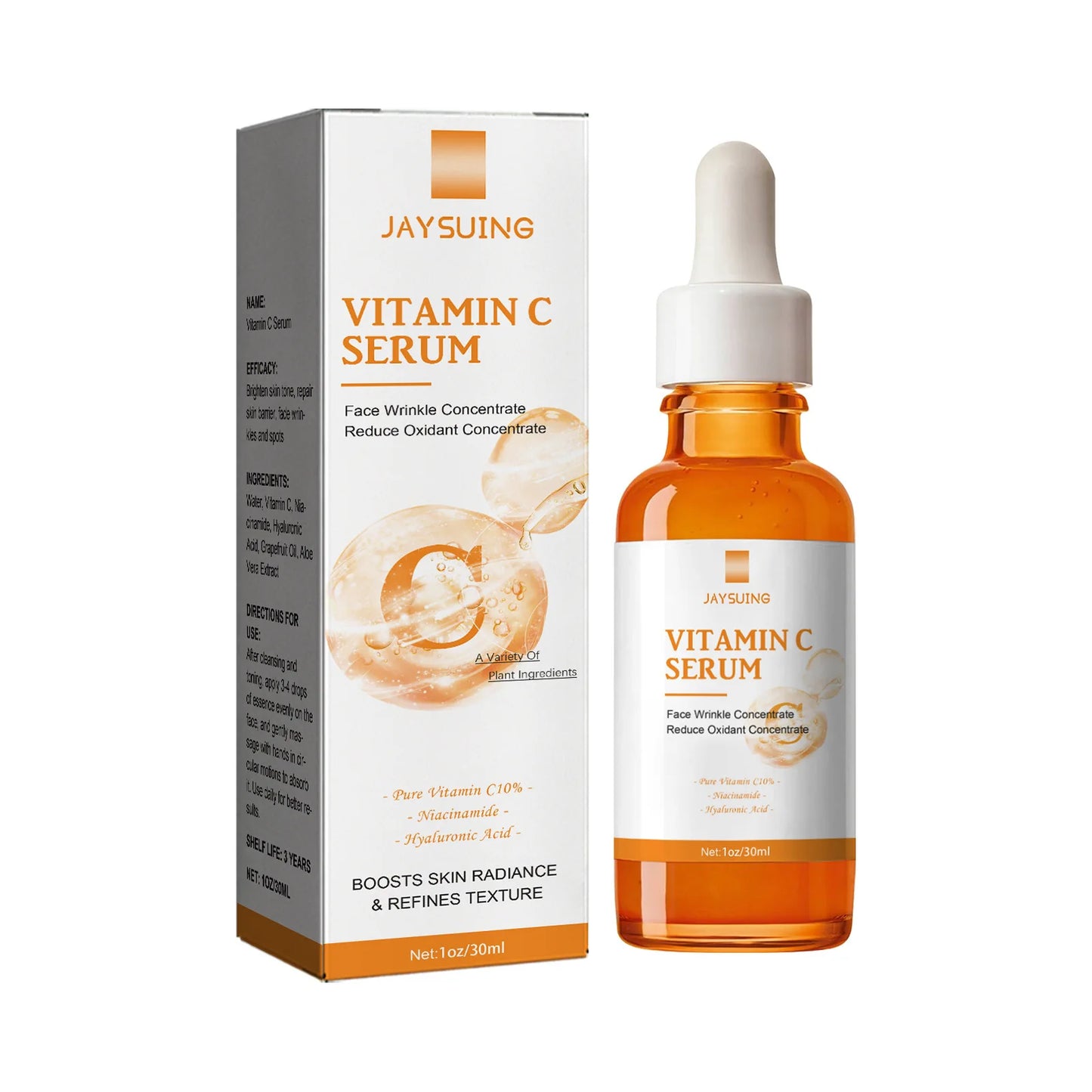 30ml  Concentrated Serum Anti Aging Pure Retinol Vitamin B3 Vitamin C Niacinamide Serum Facial Essence Blue Copper Peptide Base