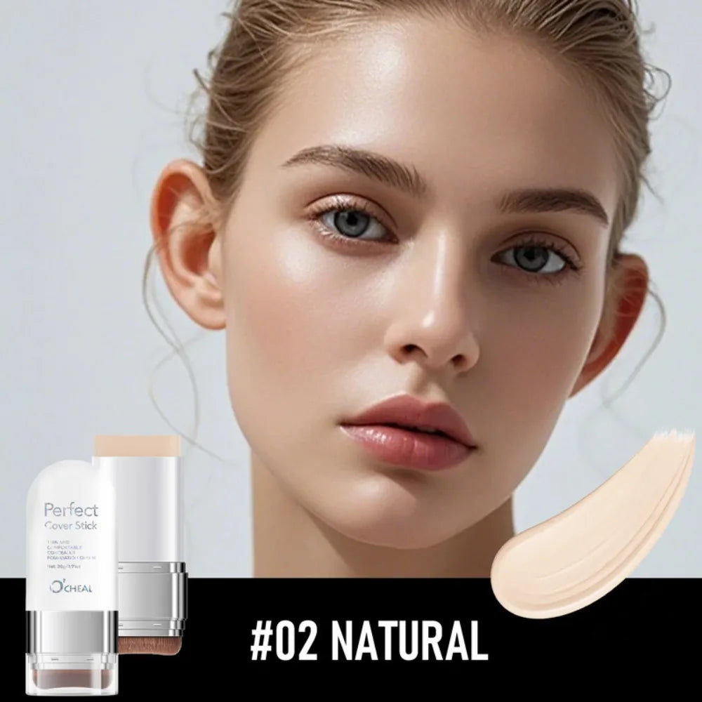 Thin and Comfortable Perfect Cover Stick Instant Natural Long-lasting Foundation Cream Waterproof Dewy Makeup