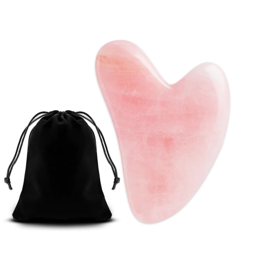 Natural Stone GuaSha Jade Facial Beauty Scraping Massage Tools Firm Skin Care Face Gua Sha SPA Physical Therapy Gue Che Roller