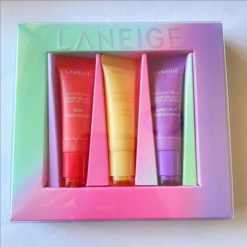 Laneige Vanilla Gummy Bear Sweet Candy Lip Sleeping Mask Lip Balm Night Repair Moisturising Treatment 20g Lips Gloss Gifts Set