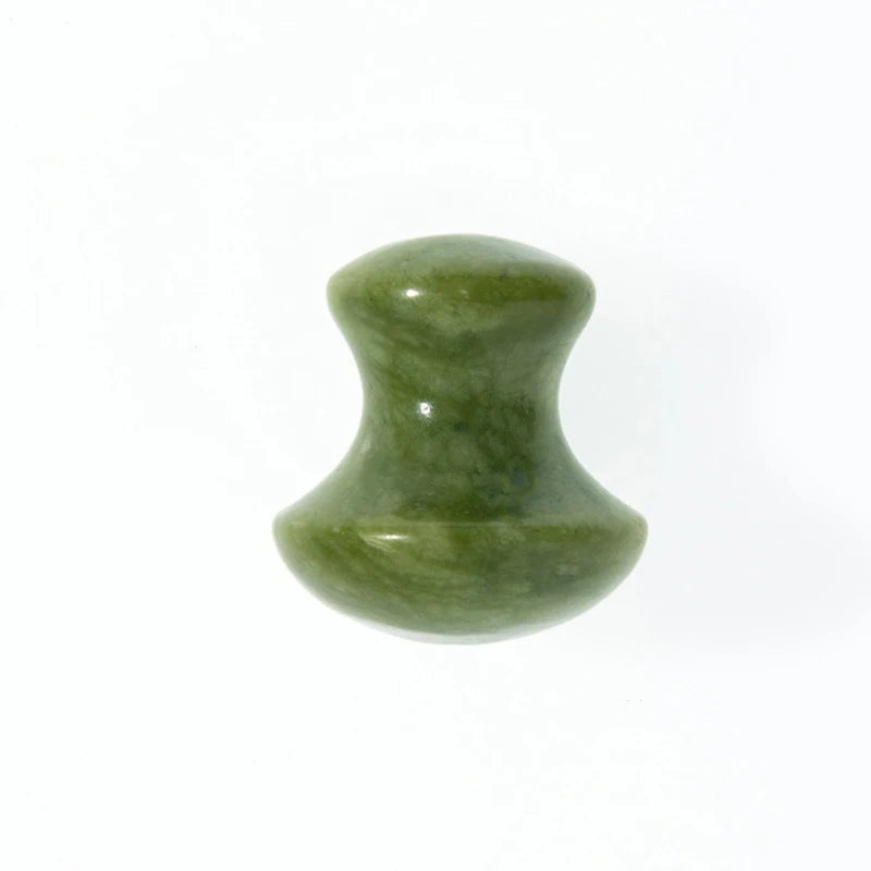 SPA Therapy Jade Roller Face Lifting Massage Wrinkle Remover Natural Rose Quartz Mushroom Shape Facial Acupuncture Gua Sha Tool