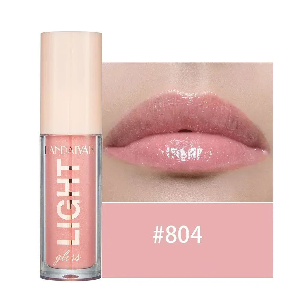 12Colors Mirror Pearl Lip Gloss Long-lasting Moisturizing Shine Glitter Lip Glaze Liquid Lipstick Women Makeup  Waterproof Glass