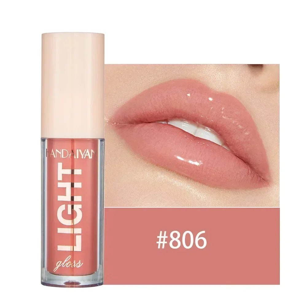 12Colors Mirror Pearl Lip Gloss Long-lasting Moisturizing Shine Glitter Lip Glaze Liquid Lipstick Women Makeup  Waterproof Glass